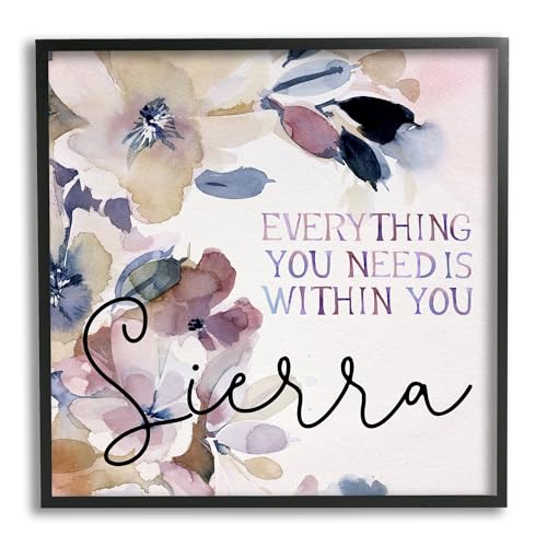 0198262085344 - STUPELL INDUSTRIES INSPIRATIONAL PERSONALIZED FRAMED GICLEE ART BY STEPHANIE RYAN