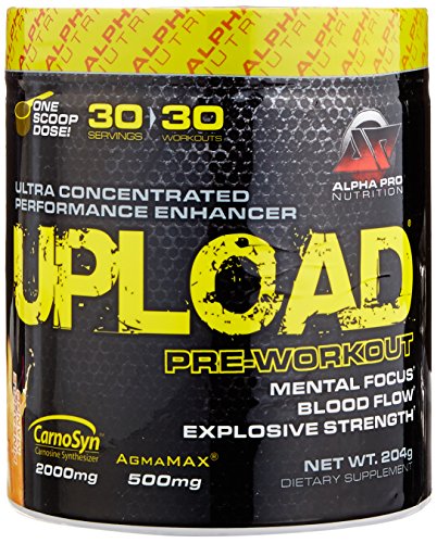 0019962121500 - ALPHA PRO NUTRITION UPLOAD ULTRA CONCENTRATED PRE WORKOUT, THE ULTIMATE PERFORMANCE ENHANCER, PINEAPPLE MANGO, 30 SERVINGS