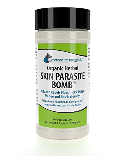 0019962177613 - SKIN PARASITE BOMB DOGS/CATS KILLS & REPEL FLEAS, TICKS, MITES, MANGE AND LICE NATURALLY! ORGANIC HERBS BY AMERICAN PET. BEST FLEA CONTROL AND PREVENTION ON THE MARKET FOR YOUR PET. BETTER THAN SHAMPOOS, PILLS AND MORE EFFECTIVE THAN HARSH CHEMICALS!