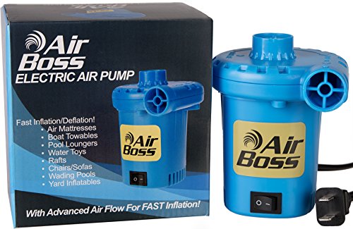 0019962187902 - AIR PUMP FOR INFLATABLES-1,000 LITER-PER-MINUTE AIR FLOW-3 TIMES FASTER THAN LOOK-ALIKES! FILLS AIR BED/MATTRESS IN ONLY 40 SECONDS, POOL, LAKE TOYS, RAFTS FAST -TOP SELLER IN EUROPE, FIRST TIME IN US