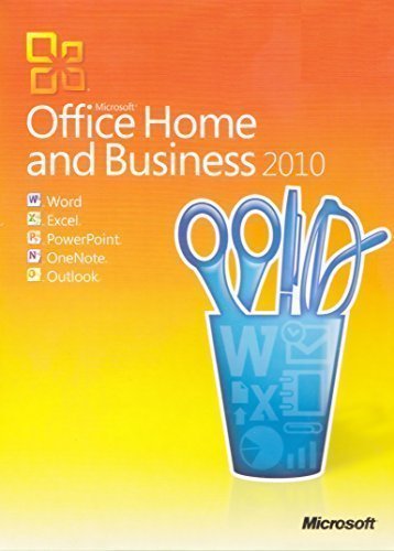 0019962196133 - MICROSOFT OFFICE HOME AND BUSINESS 2010 DVD + GENUINE PRODUCT KEY & COA STICKER