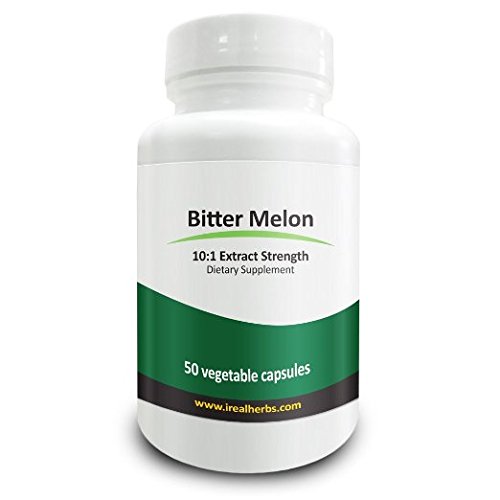 0019962502057 - REAL HERBS BITTER MELON 750MG - BITTER MELON EXTRACT 10:1 - EQUIVALENT TO 7500MG OF BITTER MELON POWDER - 50 VEGETARIAN CAPSULES