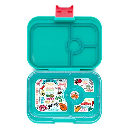0019962768439 - YUMBOX (AQUA TURQUOISE) LEAKPROOF BENTO LUNCH BOX CONTAINER FOR KIDS AND ADULTS
