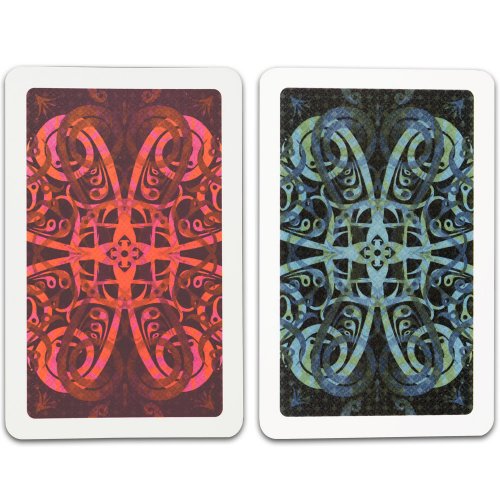 0199929476581 - COPAG BRIDGE ALDRAVA JUMBO INDEX PLASTIC PLAYING CARDS