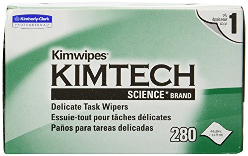 0199998003664 - KIMTECH SCIENCE KIMWIPES DELICATE TASK WIPERS 1-PLY 280 COUNT (PACK OF 2)