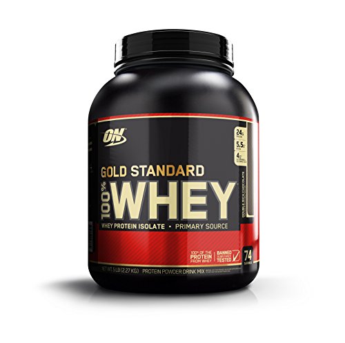 2000000001760 - OPTIMUM NUTRITION 100% WHEY GOLD STANDARD, DOUBLE RICH CHOCOLATE, 5 POUND, 80 OUNCE