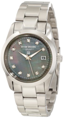 2000000002378 - RIVER WOODS WOMEN'S RW 3 L GP SD SS GREY MOTHER-OF-PEARL WATCH
