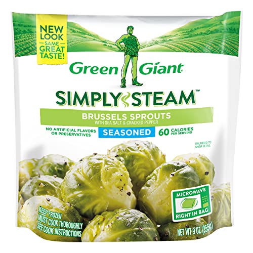 0020000449982 - GREEN GIANT STEAMERS BRUSSEL SPROUTS WITH SALT & PEPPER, 11 OZ. (FROZEN)