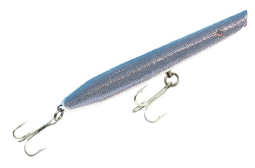 0020495001504 - COTTON CORDELL PENCIL POPPER FISHING LURE - CHROME/BLUE BACK - 6 IN
