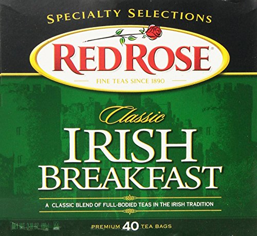 0020700003477 - RED ROSE IRISH BREAKFAST TEA 40 CT (CASE OF 6 BOXES)