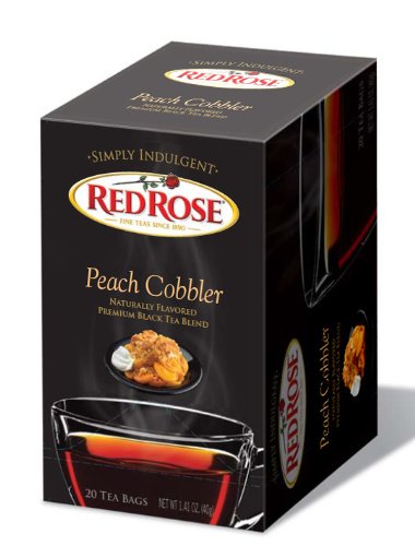 0020700006034 - RED ROSE SIMPLY INDULGENT PEACH COBBLER 6/20CT (CASE OF 6 BOXES)