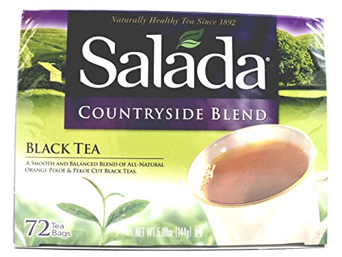0020700403727 - SALADA COUNTRYSIDE BLEND ORANGE PEKOE AND BLACK TEA (2 PACK) - 72 TEA BAGS PER BOX