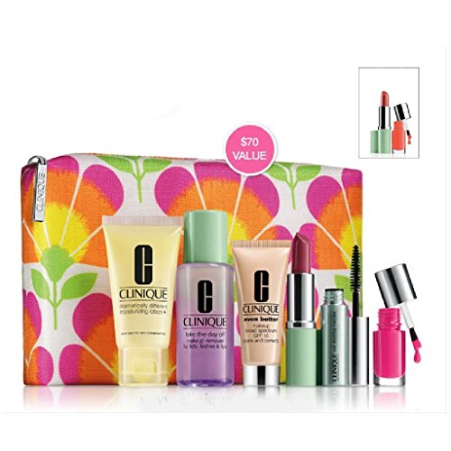 0020714645533 - CLINIQUE SPRING 2014 GIFT SET WITH 7 DAILY ESSENTIALS WITH COSMETIC BAG DILLARD'S EXCLUSIVE