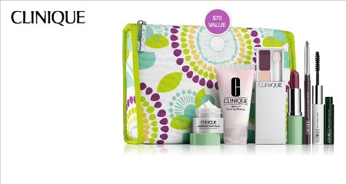 0020714667160 - CLINIQUE FEB. 2014 7-PC SPRING SKIN CARE AND MAKEUP COLLECTION GIFT SET(A $70 VALUE)