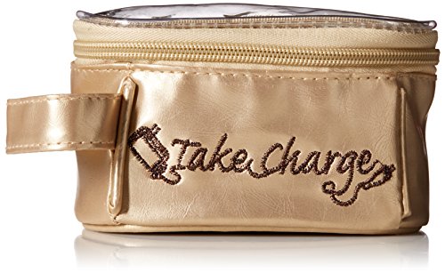 0020748203167 - MIAMICA CORD AND ELECTRONICS ORGANIZER TAKE CHARGE SMALL, GOLD, ONE SIZE