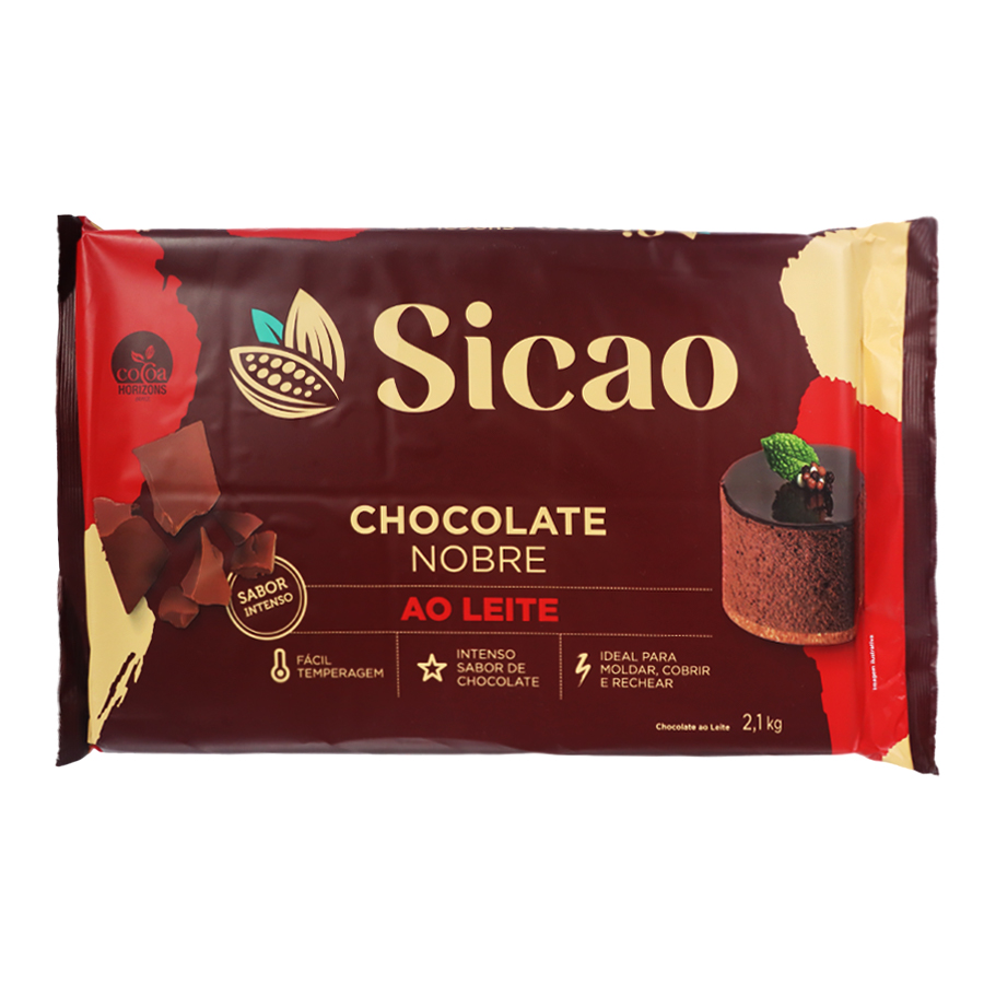 0020842033769 - CHOCOLATE AO LEITE SICAO BR 2,1 KG
