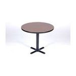 0020976042392 - 29 HIGH ROUND BAR AND CAFÉ TABLE WITH X BASE AND COLUMN - DIAMETER: 42 ROUND, COLOR: GREEN