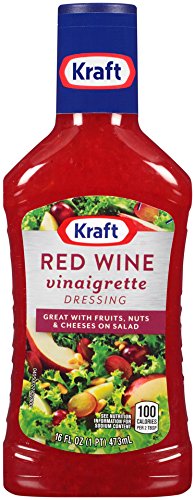 0021000054886 - KRAFT RED WINE VINAIGRETTE DRESSING, 16 FLUID OUNCE
