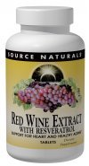 0021078020301 - SOURCE NATURALS RED WINE EXTRACT WITH RESVERATROL, 60 TABLETS