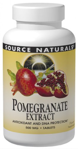 0021078020868 - SOURCE NATURALS POMEGRANATE EXTRACT 500MG, 240 TABLETS
