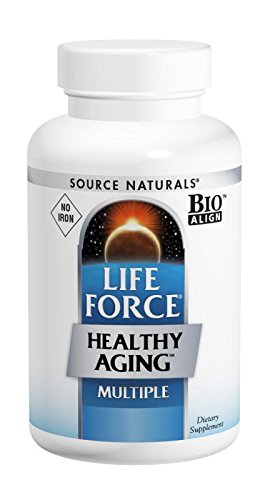 0021078025634 - SOURCE NATURALS LIFE FORCE HEALTHY AGING NO IRON SUPPLEMENT, 60 COUNT