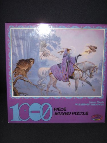 0021081033008 - 1993 JANNY WURTS  WIZARD OF THE OWLS  1000 PIECE JIGSAW PUZZLE