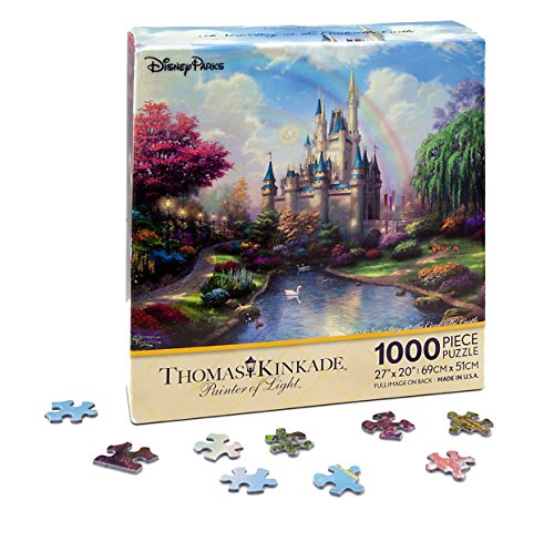 0021081033510 - DISNEY PARKS A NEW DAY AT THE CINDERELLA CASTLE THOMAS KINKADE 1000 PIECE JIGSAW PUZZLE