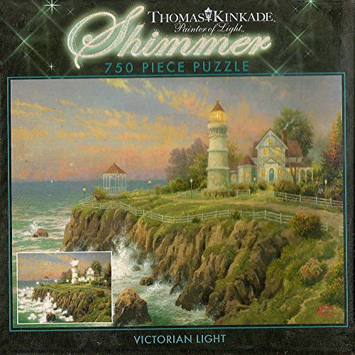 0210811133099 - CAECO THOMAS KINKADE 750 PIECE SHIMMER PUZZLE - VICTORIAN LIGHT