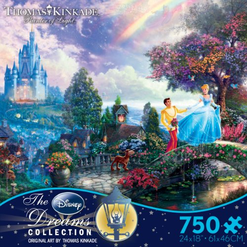 0210812903028 - THOMAS KINKADE THE DISNEY DREAMS COLLECTION: CINDERELLA WISHES UPON A DREAM PUZZLE, 750 PC