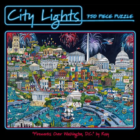 0210812958028 - 750 PIECE CITY LIGHTS-FIREWORKS OVER WASHINGTON, D.C.