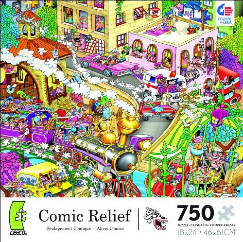 0210812978064 - COMIC RELIEF HEAVEN ON EARTH 750 PIECE JIGSAW PUZZLE