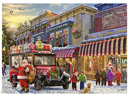 0021081333177 - CEACO - CLASSIC CHRISTMAS - SANTAS COMING TO TOWN - 1000 PIECE JIGSAW PUZZLE