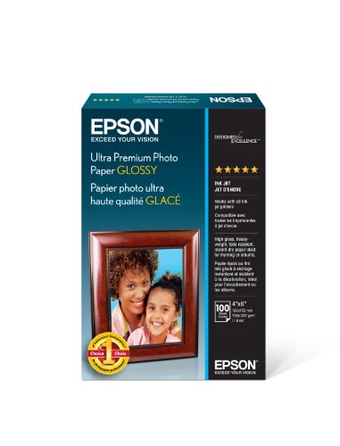 0021111411165 - EPSON ULTRA PREMIUM PHOTO PAPER GLOSSY (4X6 INCHES, 100 SHEETS) (S042174)