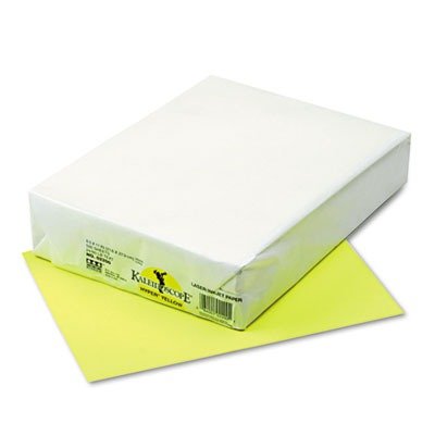 0021112759969 - PACON 102200 - KALEIDOSCOPE MULTIPURPOSE COLORED PAPER, 24LB, 8-1/2 X 11, HYPER YELLOW, 500/RM-PAC102200