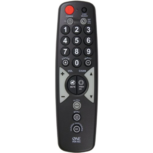 0021113057712 - ONE FOR ALL OARH02B TWO-DEVICE UNIVERSAL REMOTE CONTROL