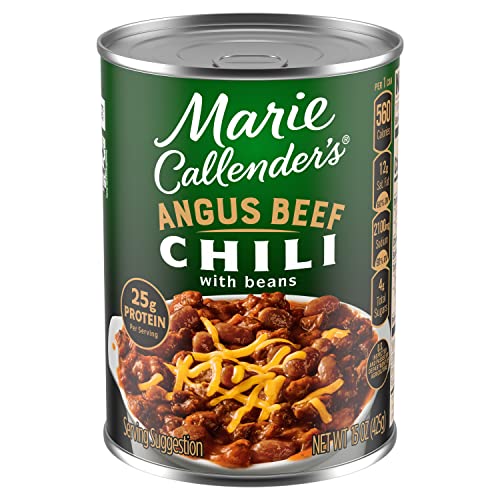 0021131009120 - MARIE CALLENDERS ANGUS BEEF CHILI, PREPARED MEAL, 15 OZ CAN