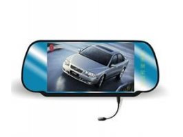 0021146950011 - DELTA LIGHTS (01-9500-VID) CLIP-ON REAR VIEW MIRROR W/7 LCD VIDEO FOR REAR OR FRONT FACING CAMERAS