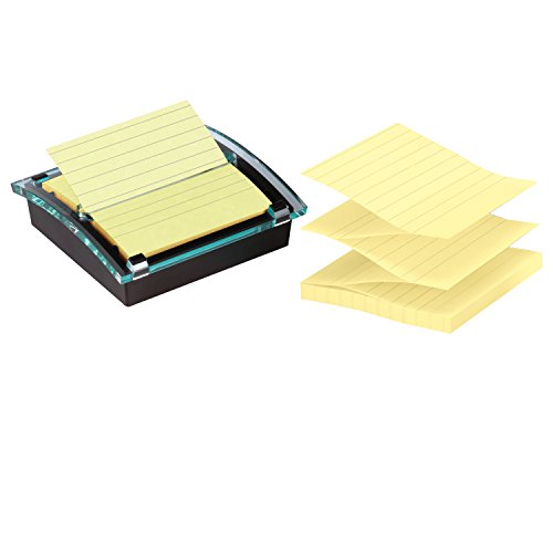 0021200418389 - POST-IT(R) SUPER STICKY POP-UP NOTES DISPENSER FOR 4 IN X 4 IN NOTES, CLEAR, 90-SHEET PAD INCLUDED (DS440)
