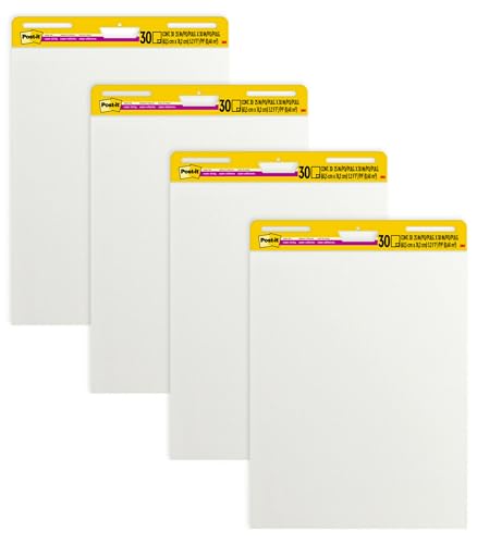 0021200468155 - POST-IT SELF-STICK EASEL PAD, 25 X 30.5 INCHES, 30-SHEET PAD (2 PACK)