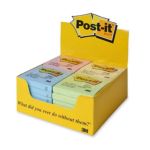 0021200528965 - 3M SUPER STICKY NOTES ASSORTED PASTEL X3 # 654-MPDQ 100 SHEETS 24 EA