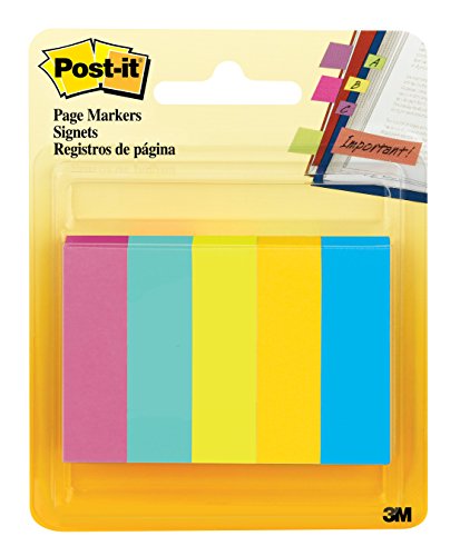 0021200590269 - POST-IT(R) FLAGS, 1/2IN. X 2IN., FLUORESCENT COLORS, 100 FLAGS PER PAD, PACK OF