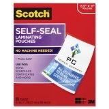 0212005939944 - SCOTCH® SELF-LAMINATING SHEETS LETTER SIZE LS854-25G, 9-1/16 INCHES X 11-5/8 INCHES, 25 SHEETS