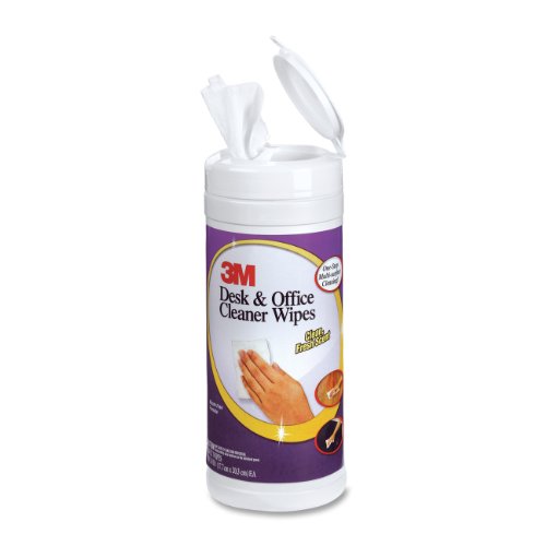 0212009832388 - 3M DESK AND OFFICE CLEANING WIPES, 25-COUNT (CL563)