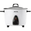 0021241133609 - AROMA 20-CUP POT-STYLE RICE COOKER & FOOD STEAMER, WHITE