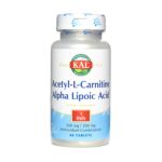 0021245117605 - ACETYL-L-CARNITINE AND ALPHA LIPOIC ACID 60 TABLET