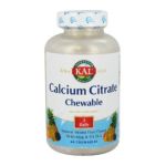 0021245572008 - CALCIUM CITRATE CHEWABLE MIXED FRUIT 60 CHEWABLES 500 MG 60 CHEWABLE TABLET