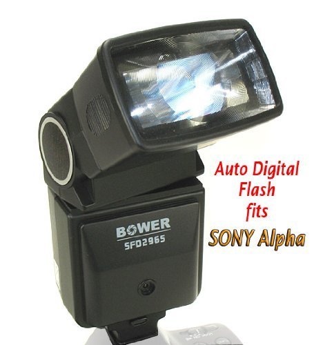 0021331001078 - AUTO DIGITAL FLASH FOR SONY ALPHA OR MINOLTA MAXXUM +DIFFUSER HOOD