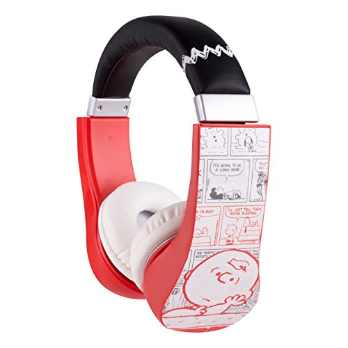 0021331314833 - PEANUTS HP2-03080 KID SAFE OVER-THE-EAR HEADPHONE WITH VOLUME LIMITER, COLORS MAY VARY