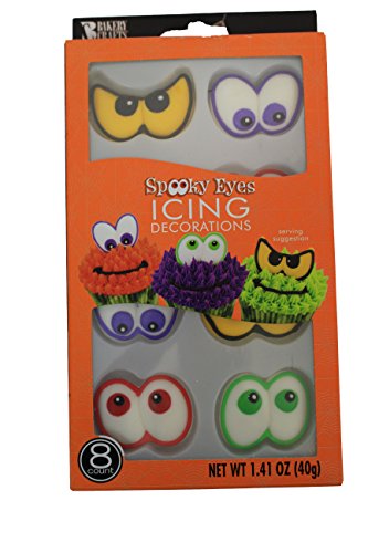 0021466061756 - SPOOKEY EYES ICING DECORATIONS 8 CT.