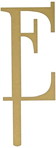 0021466370919 - OASIS SUPPLY 4-INCH CUPCAKE/CAKE DECORATING ORNAMENT WITH A BEAUTIFUL MIRROR LOOK, LARGE, MONOGRAM LETTER E, SILVER
